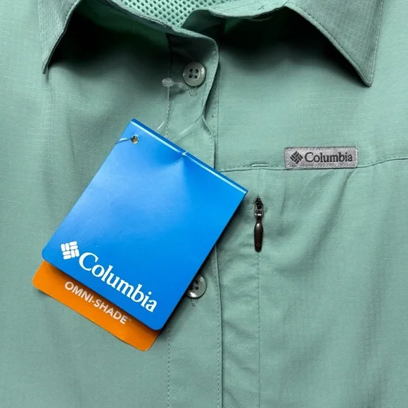 NEW Columbia Kestrel Trail Lite Sleeveless Shirt Womens XL Sea Green MSRP $40 - Picture 7 of 9